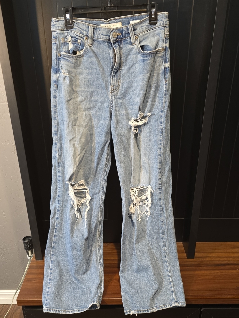 Eunina Light Blue Distressed Women’s Jeans